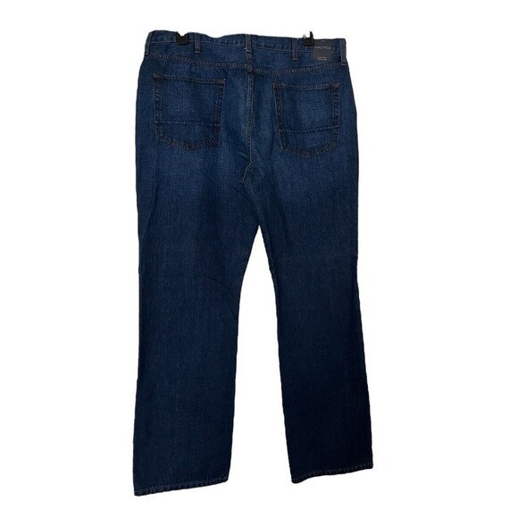 Nautica Men's Straight Stretch Navy Blue Jeans CA 07415 RN 67835 40 x 32 - Picture 2 of 4